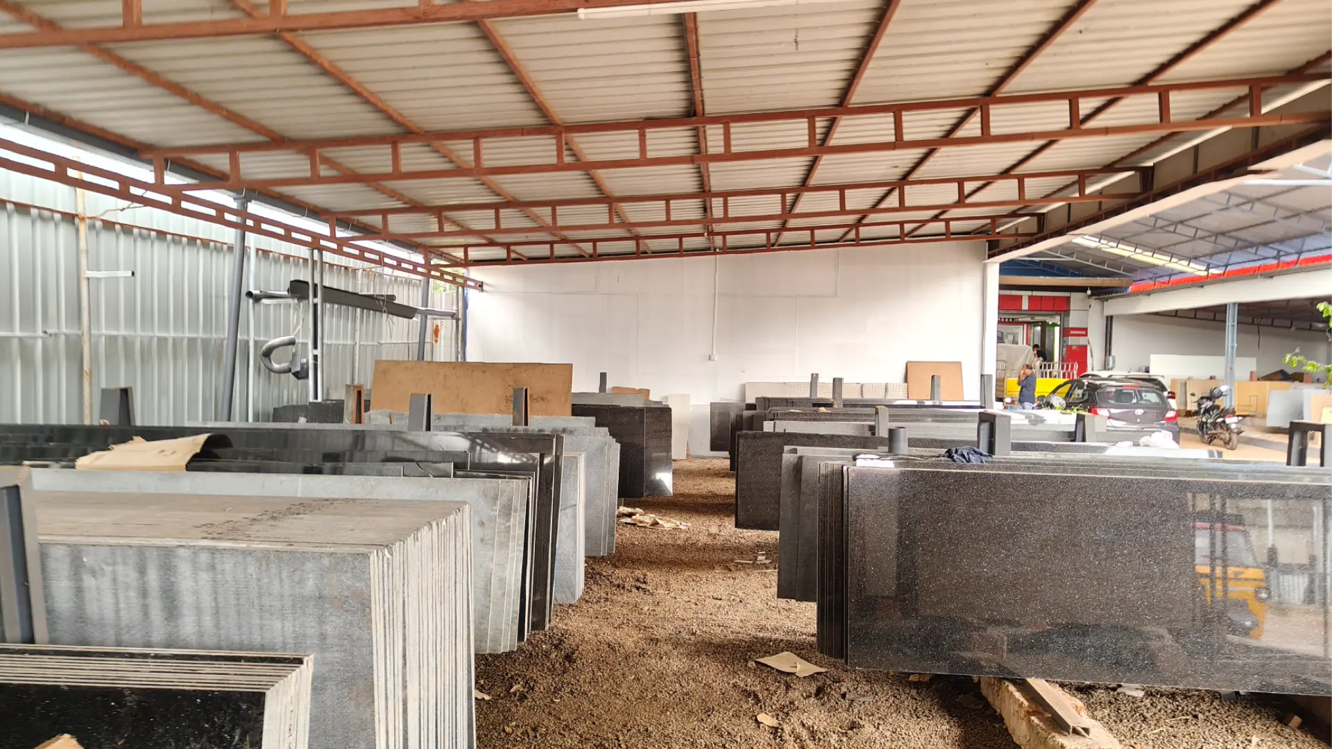 Top Product Natural Granite Slab Display